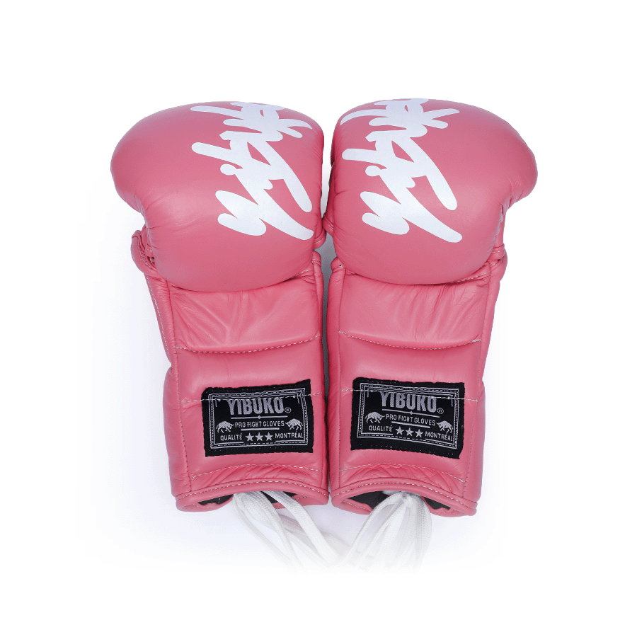 LACE-UP MMA GLOVE (PINK) – YIBUKO FIGHTWEAR