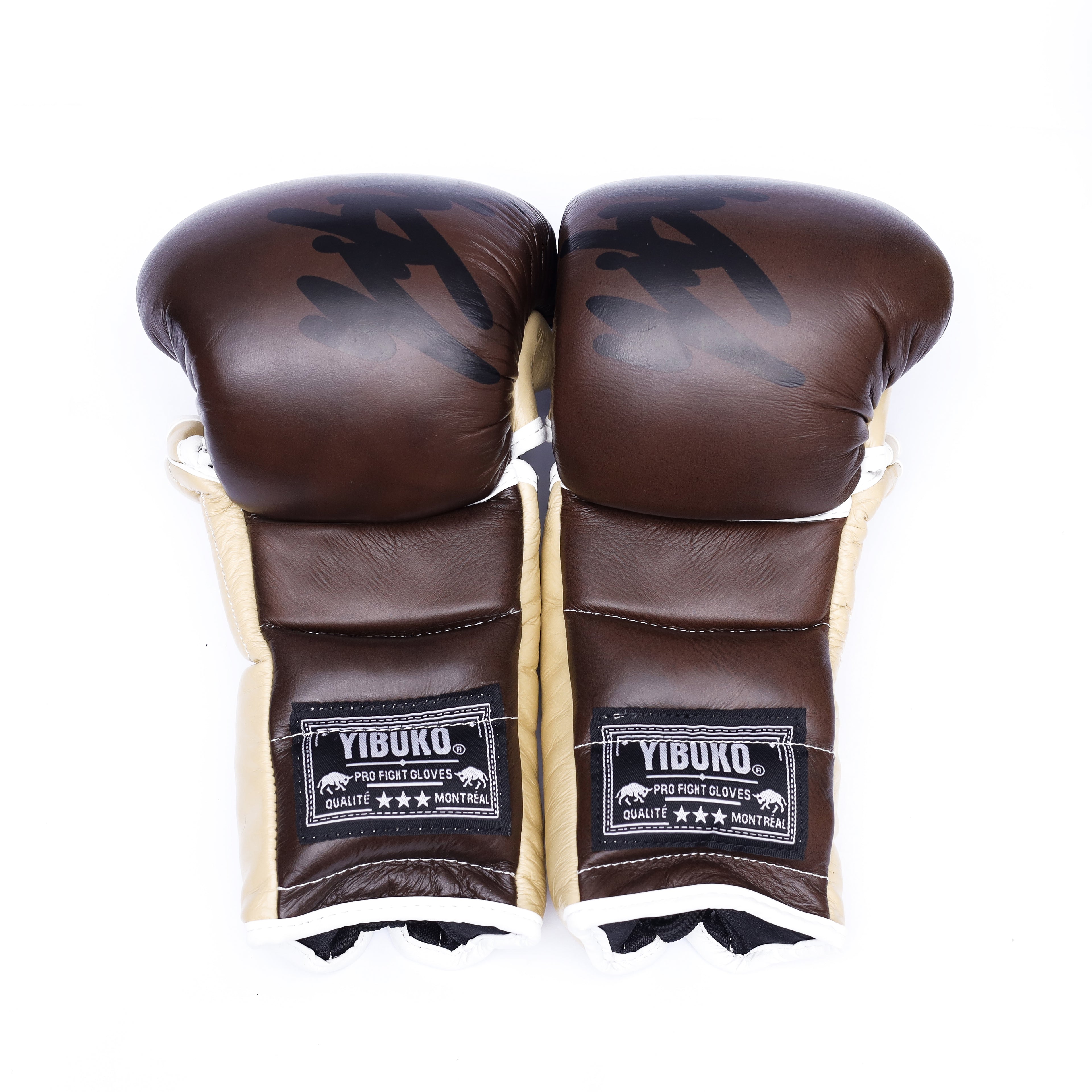 LACE-UP MMA GLOVE (COFFEE)