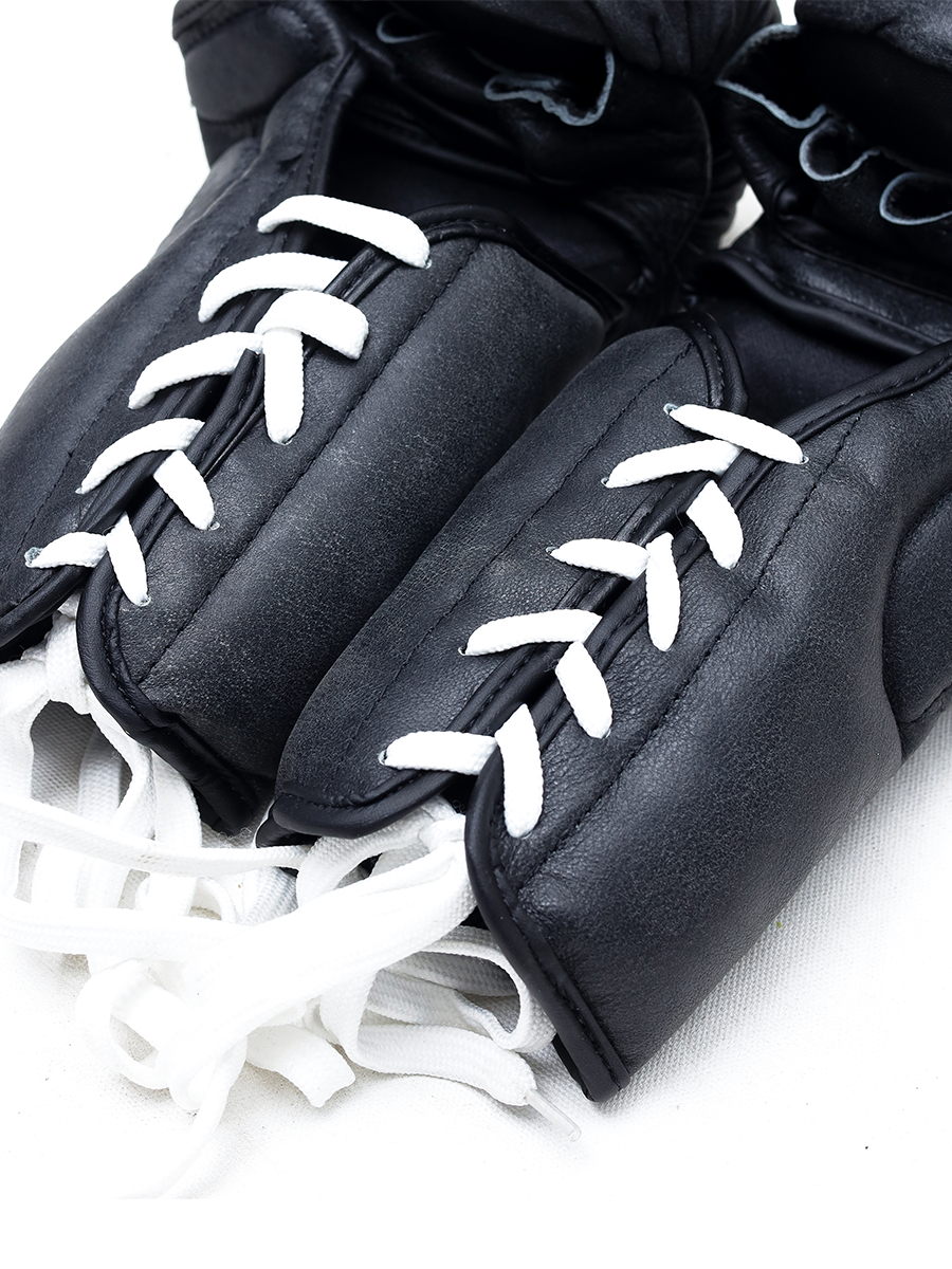 LACE-UP MMA GLOVE (VINTAGE BLACK)