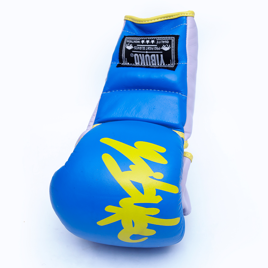 LACE-UP MMA GLOVE (COBALT)