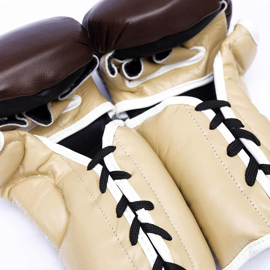 LACE-UP MMA GLOVE (COFFEE)