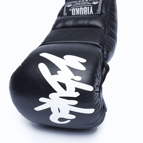 LACE-UP MMA GLOVE (BLACK/WHITE)