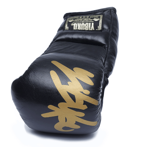 LACE-UP MMA GLOVE (BLACK/GOLD)