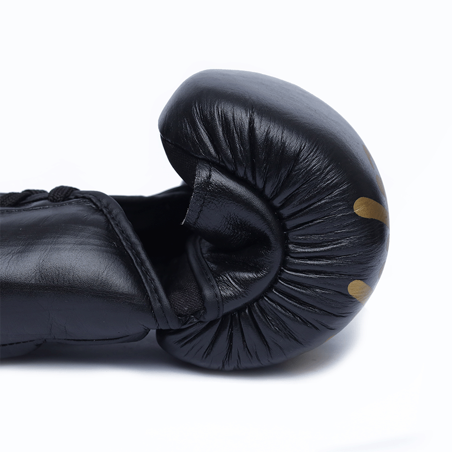 LACE-UP MMA GLOVE (BLACK/GOLD)