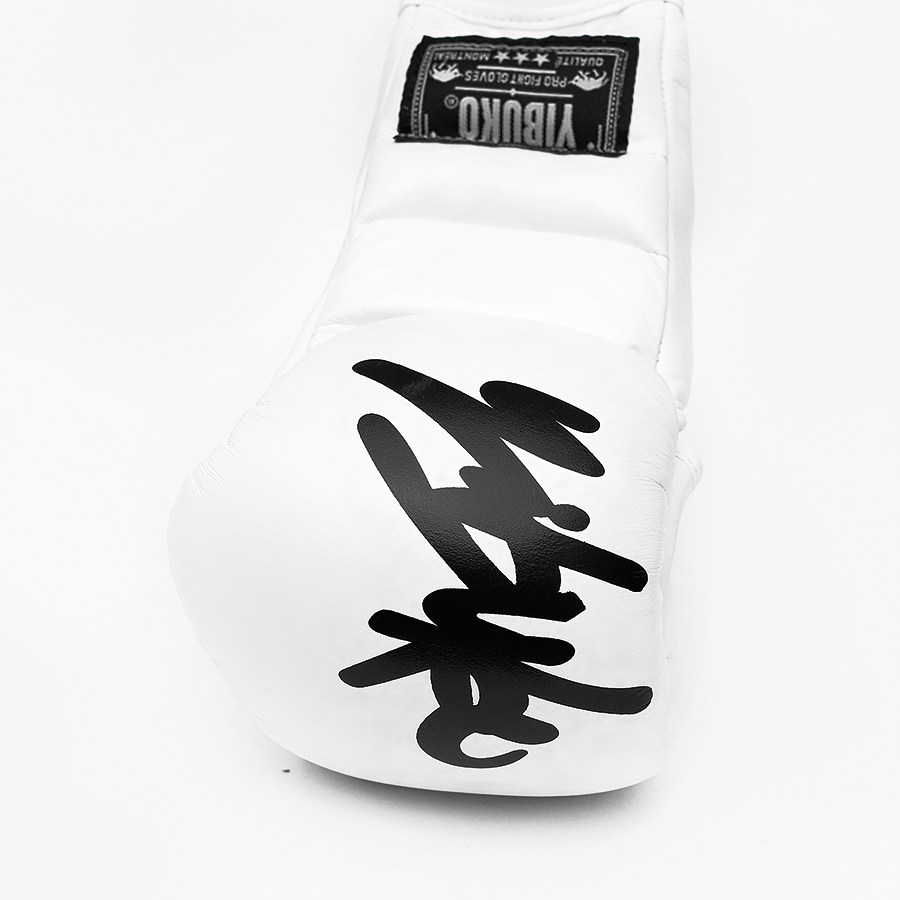GANT MMA À LACETS (BLANC/NOIR)