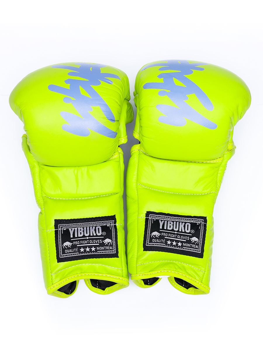 LACE-UP MMA GLOVE (NEON GREEN)