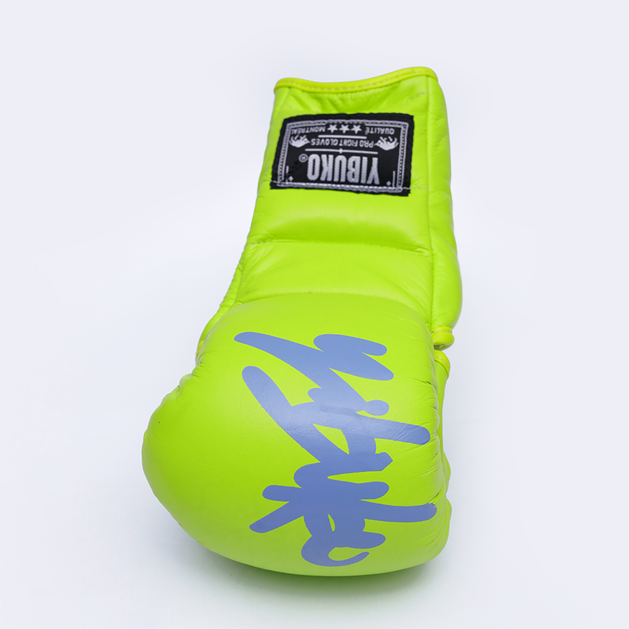 LACE-UP MMA GLOVE (NEON GREEN)