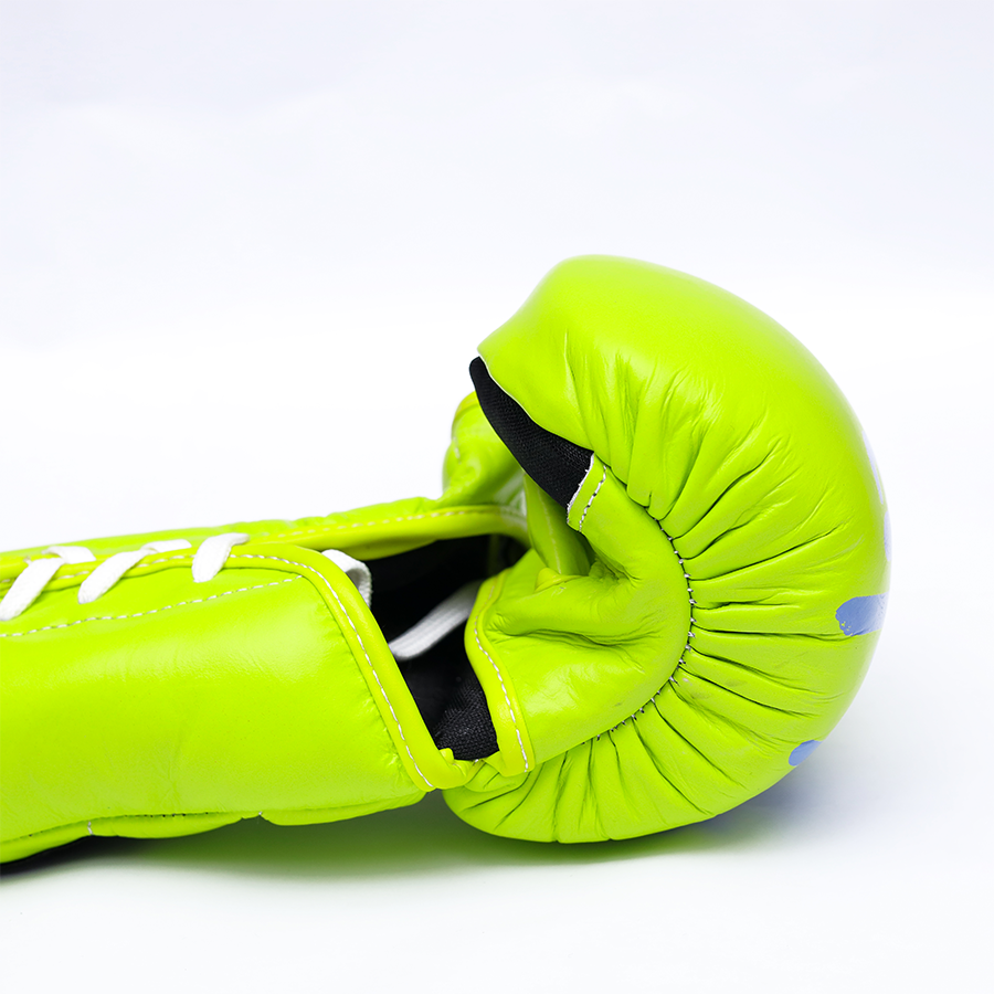 LACE-UP MMA GLOVE (NEON GREEN)