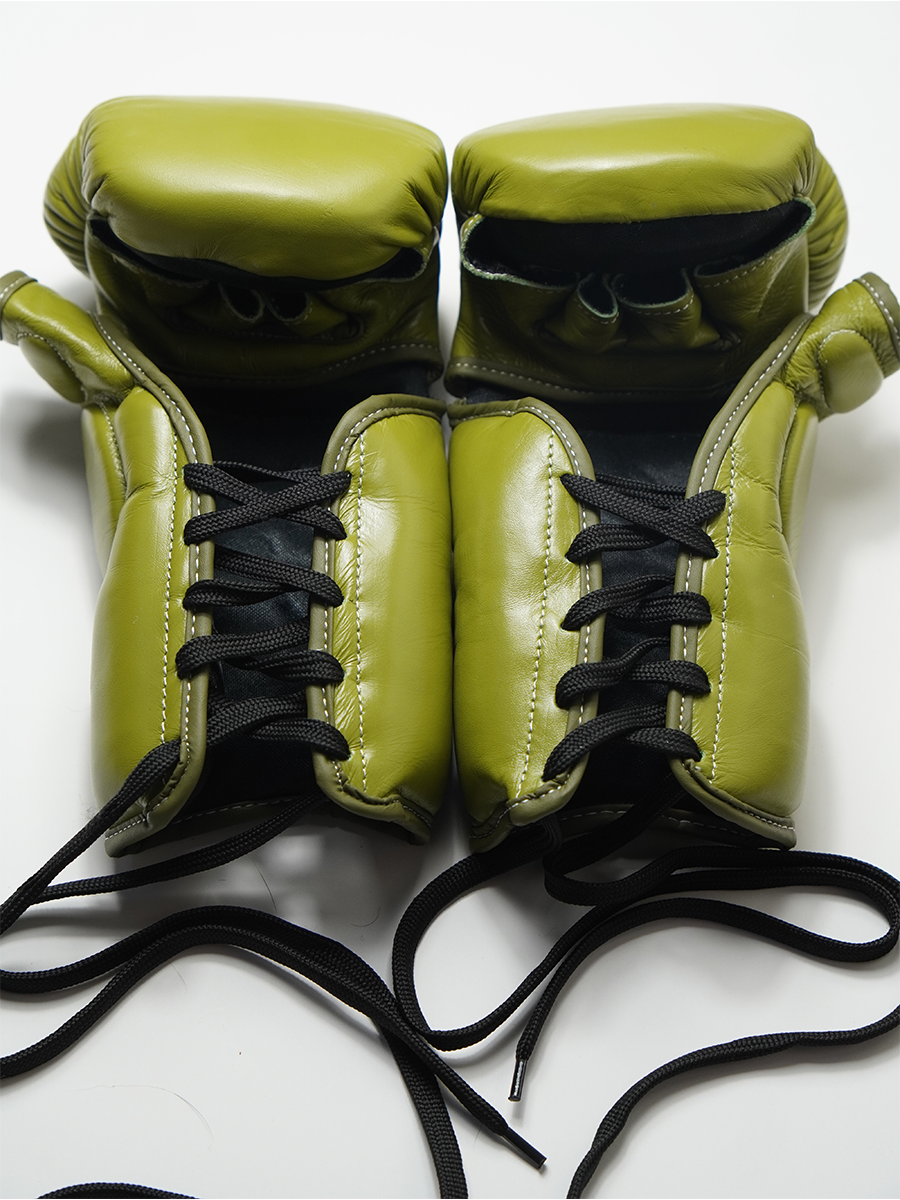LACE-UP MMA GLOVE (GOLD OLIVE)