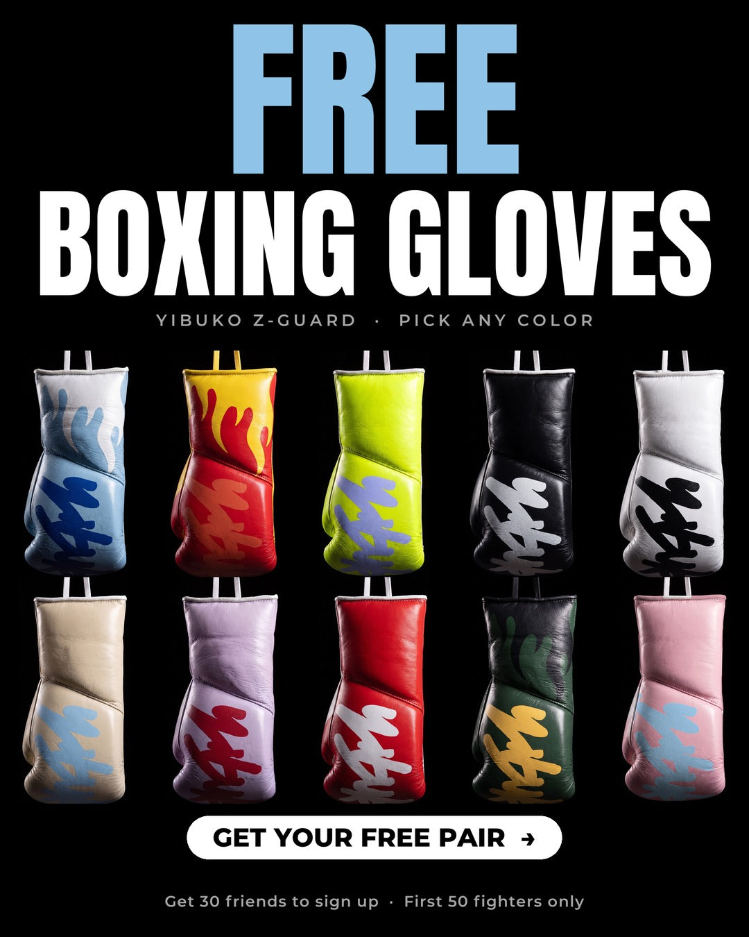 Free Z-GUARD boxing gloves image to post